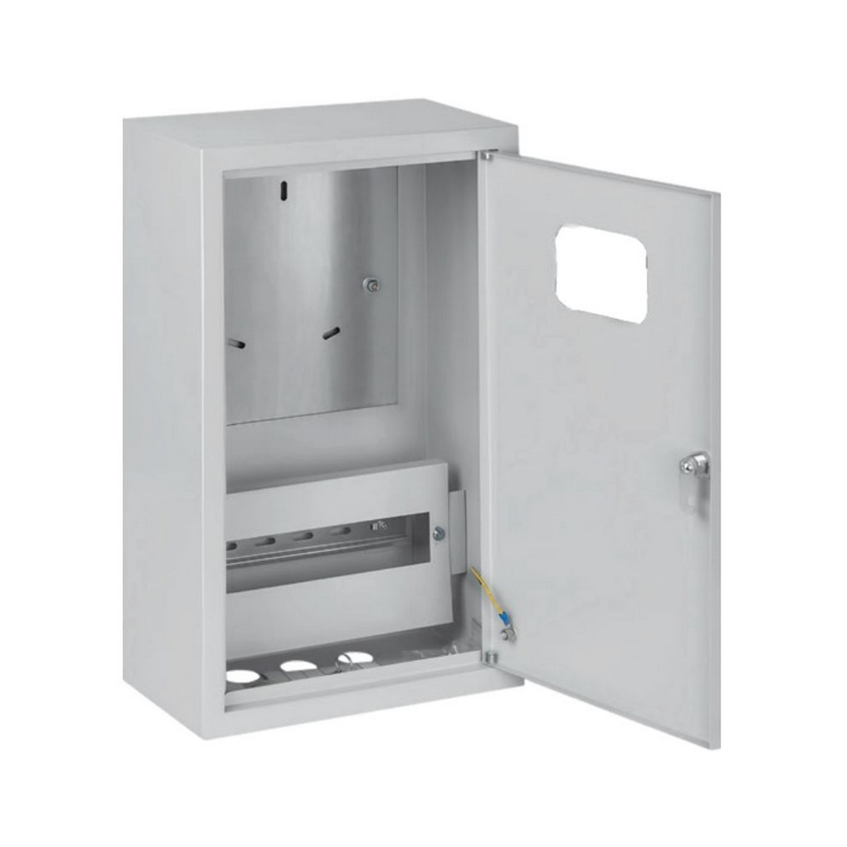 Металлические щиты и корпуса Шкаф учетный навесной ЩУРн-3/12 STEKKER EBX60-3/3/12.1-31 IP31 (500*300*155) сталь ArcaMetal 50705