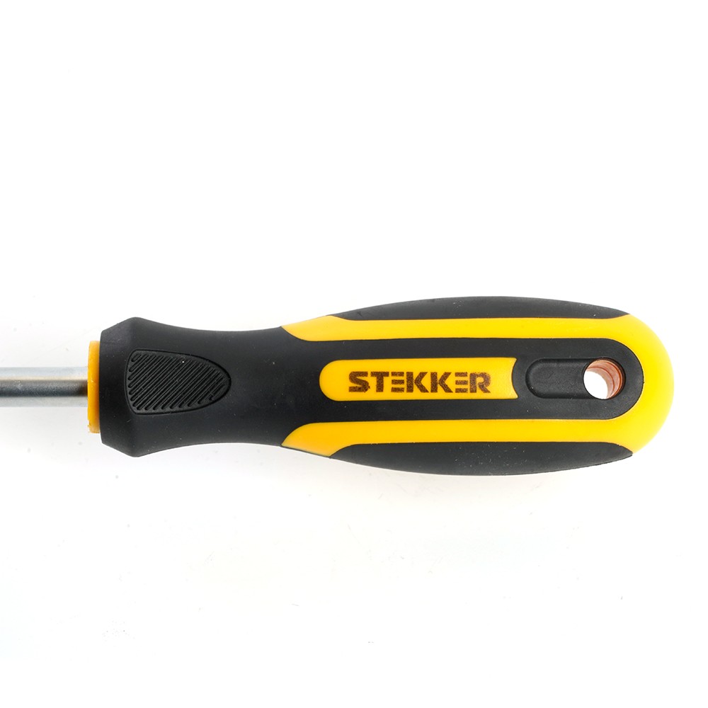 Отвертка крестовая STEKKER Ph 3 х 150 мм Cr-V двухкомпонентная рукоятка SDM-PH3-150 39771 фото