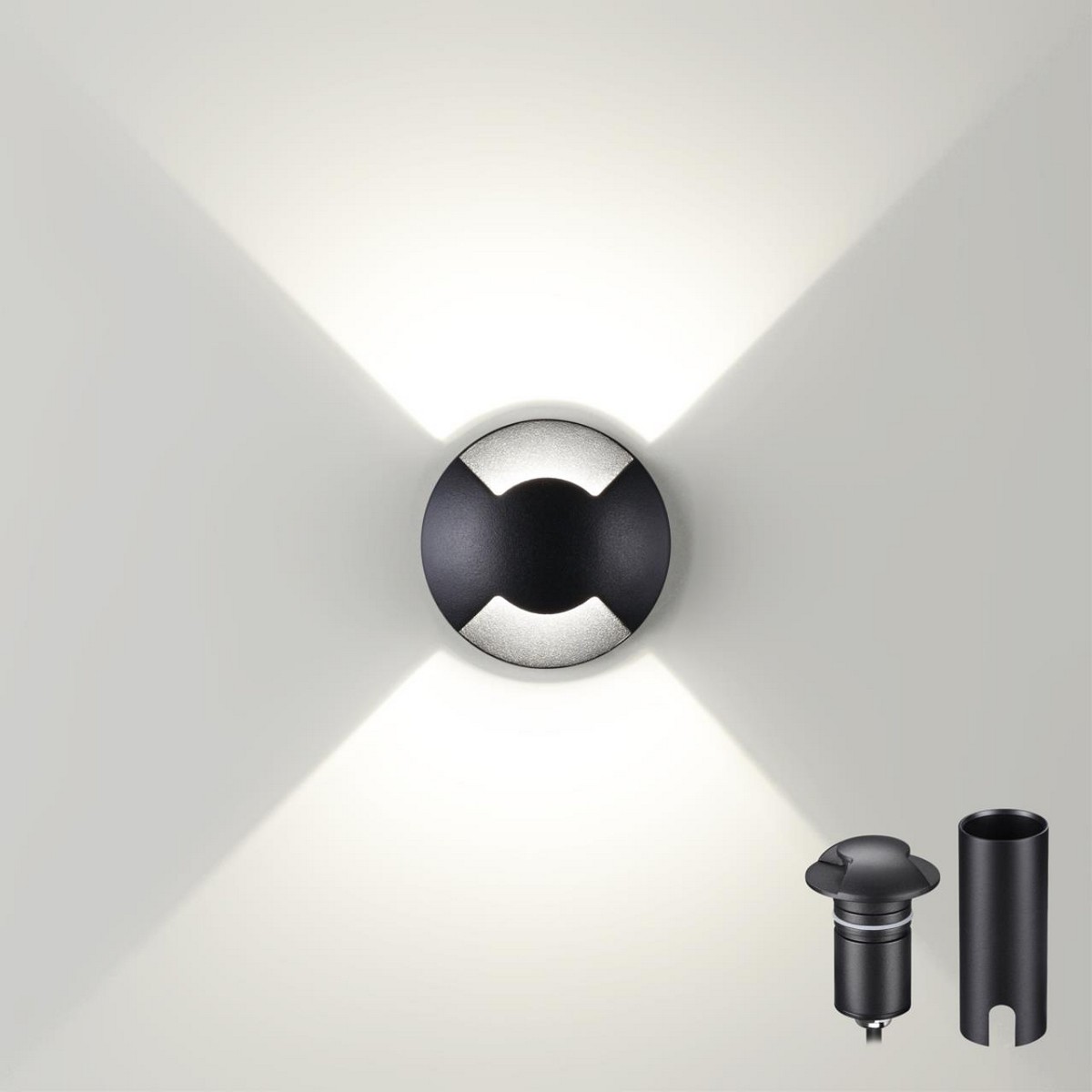 Светодиодные ландшафтные светильники Встраиваемый грунтовый светильник ODEON LIGHT 6662/2GL WALD