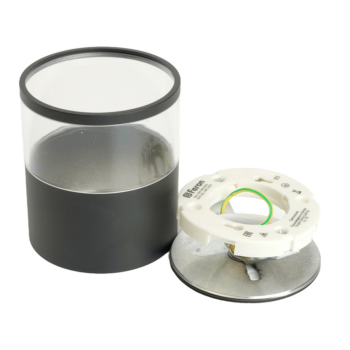 Светильники споты светодиодные Светильник Feron потолочный HL454 HALO 12W GX53 черный 48751 