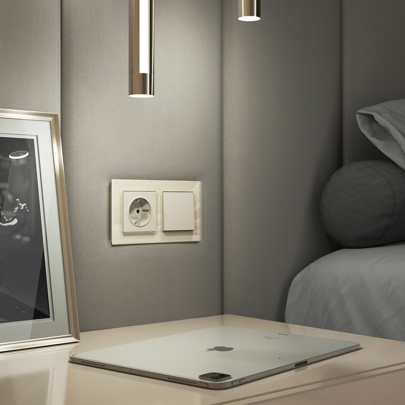 Werkel айвори матовый Выключатель Werkel одноклавишный (айвори матовый) W1110062