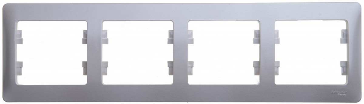 Glossa Перламутр Рамка Systeme Electric Glossa Перламутр 4-я, горизонтальная GSL000604