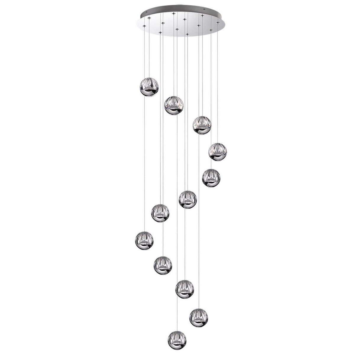 Люстры Люстра каскадная ODEON LIGHT 5100/60L SONO LED 