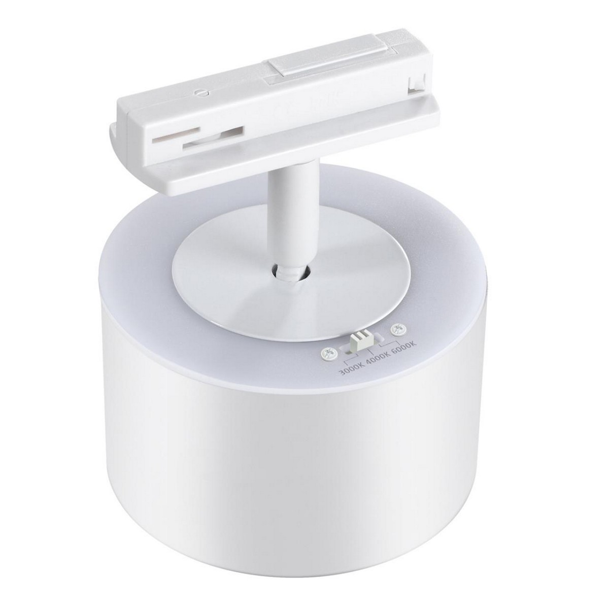 Трековые светодиодные светильники Светильник трековый однофазный трехжильный светодиодный с переключателем цветовой температуры NOVOTECH 358973 GIRO 