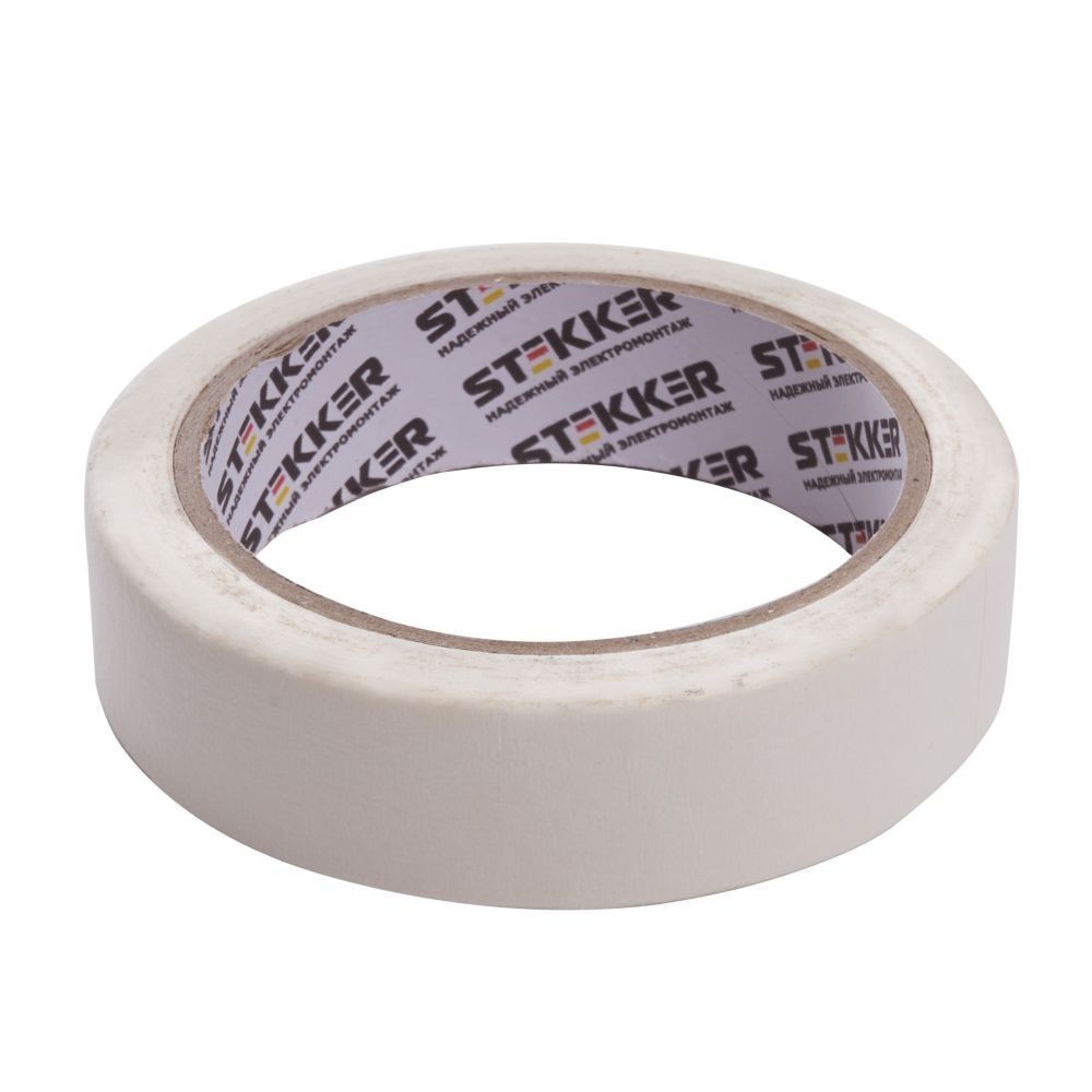 Малярная лента STEKKER INTP7-24-25 24 мм длина 25 м на бумажной основе белый 39150 подробнее