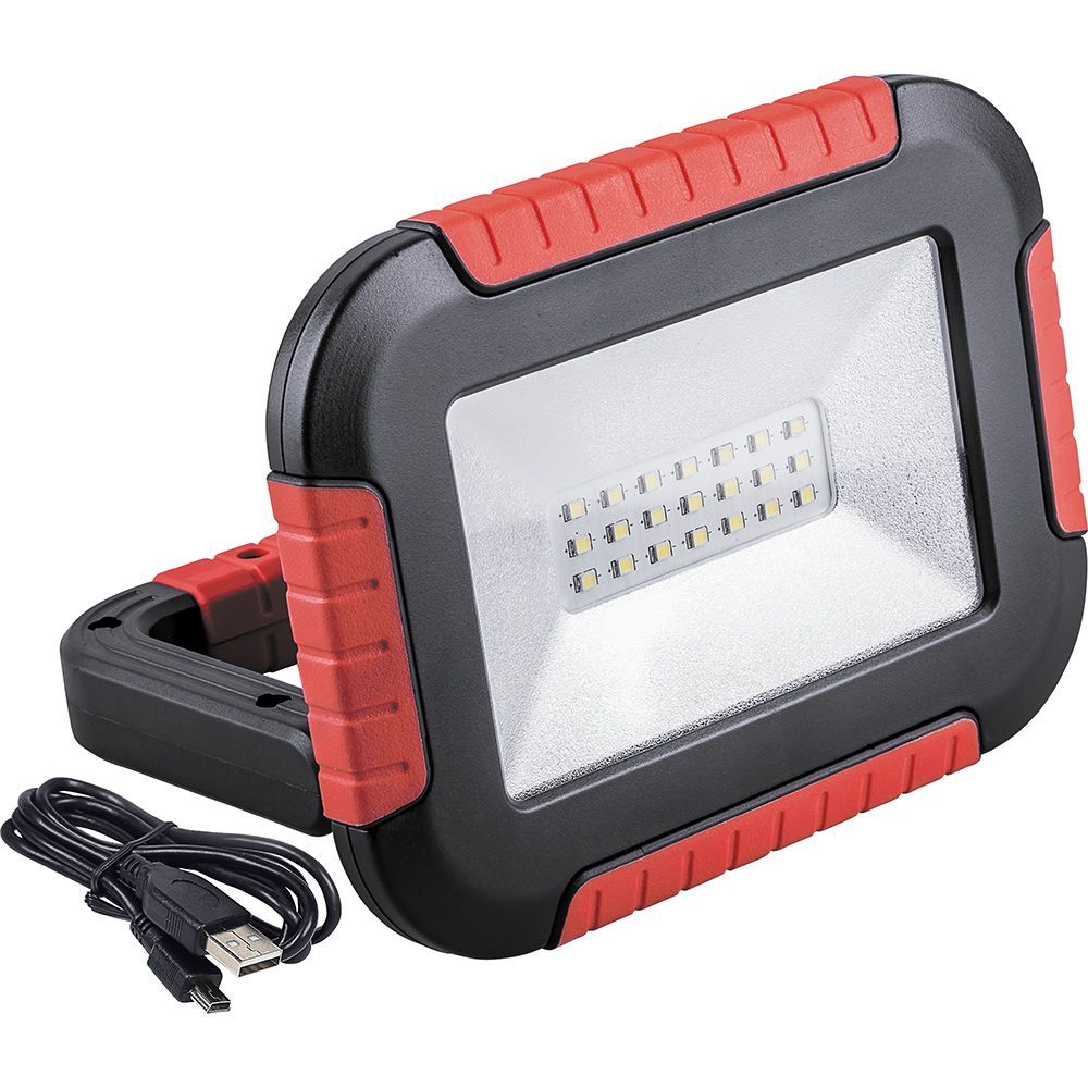 Светодиодные светильники ЖКХ Аккумуляторный светодиодный прожектор-фонарь Feron TL911 с зарядным устройством 10W 6400K  IP44 32725