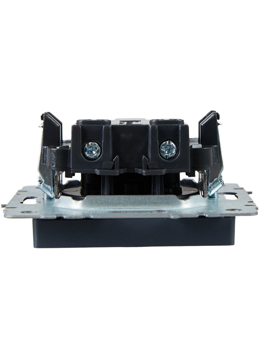 IEK Brite Маренго Розетка IEK BRITE BASE Маренго без з/к с з/ш 10А РСш10-2-БрМ BR-R13-10-K35