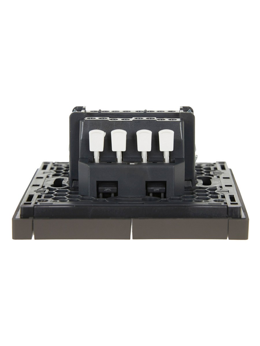 IEK FORTE&PIANO Серый Выключатель IEK FORTE&PIANO Серый 2-кл проходной с индикатором 10А FP308