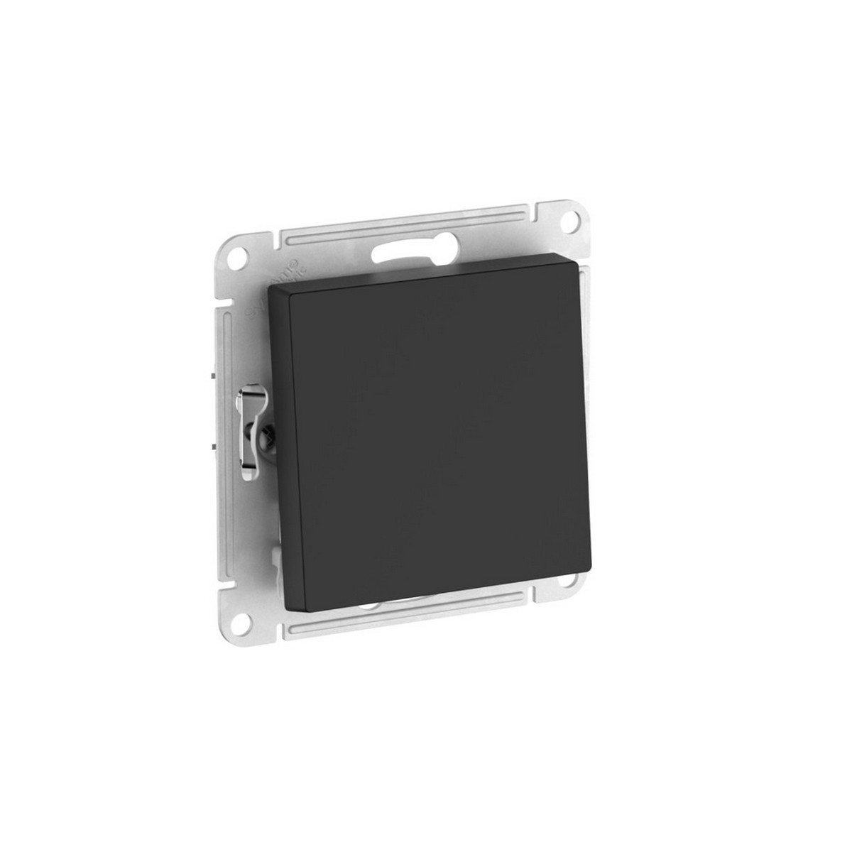 AtlasDesign Карбон Переключатель SE AtlasDesign Aqua Карбон 1-клавишный IP44 быстрозажим. клем. ATN441061S