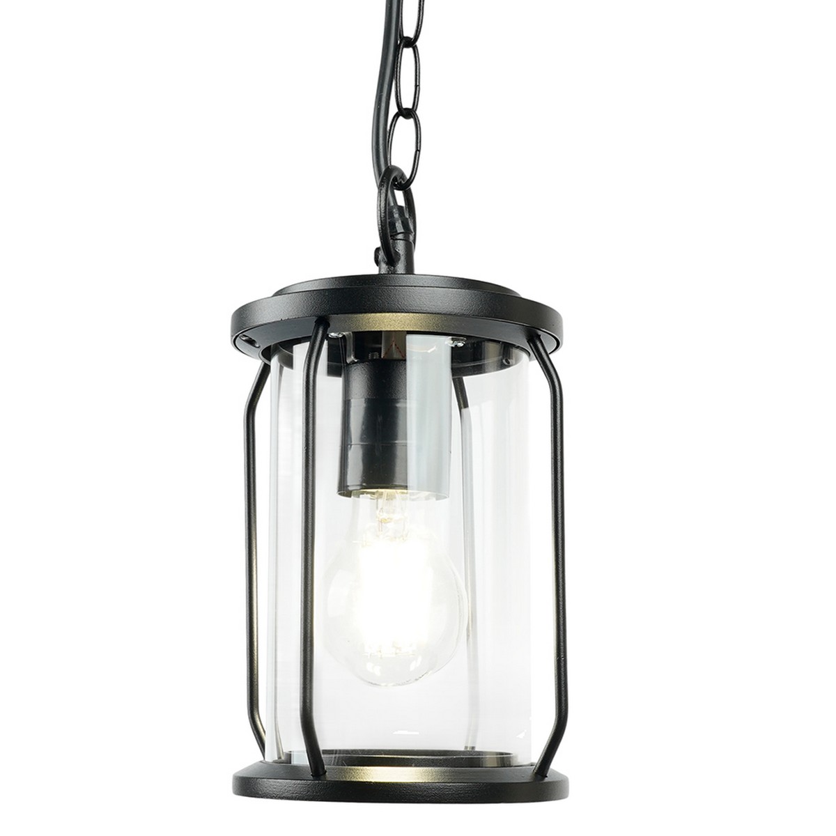 Уличные светильники на цепочке Светильник садово-парковый Feron PL795 на цепочке 100W 220-240V E27 черный 51966 