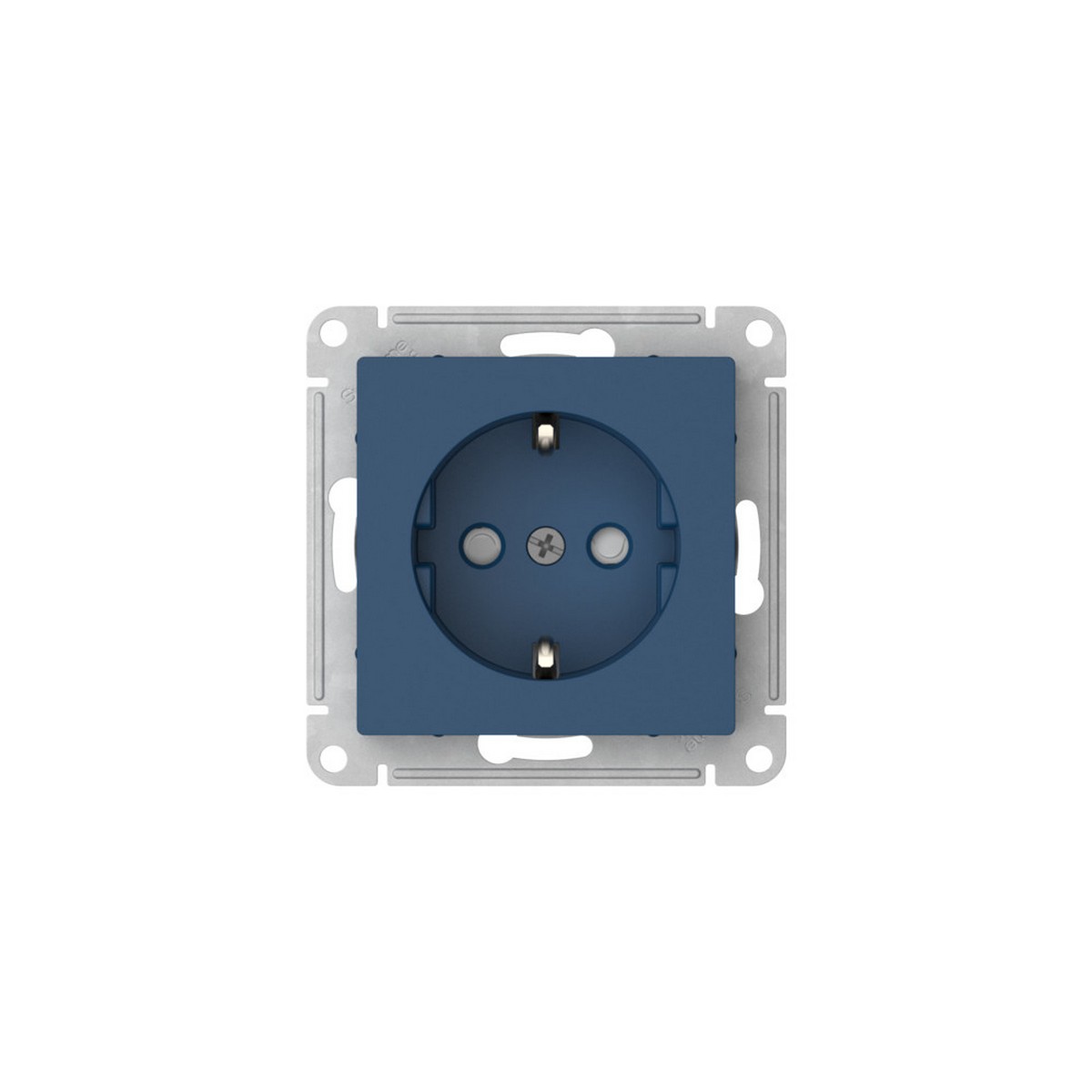 AtlasDesign Аквамарин Розетка SE AtlasDesign Аквамарин с заземлением со шторками быстрозажим. клем. ATN001145S