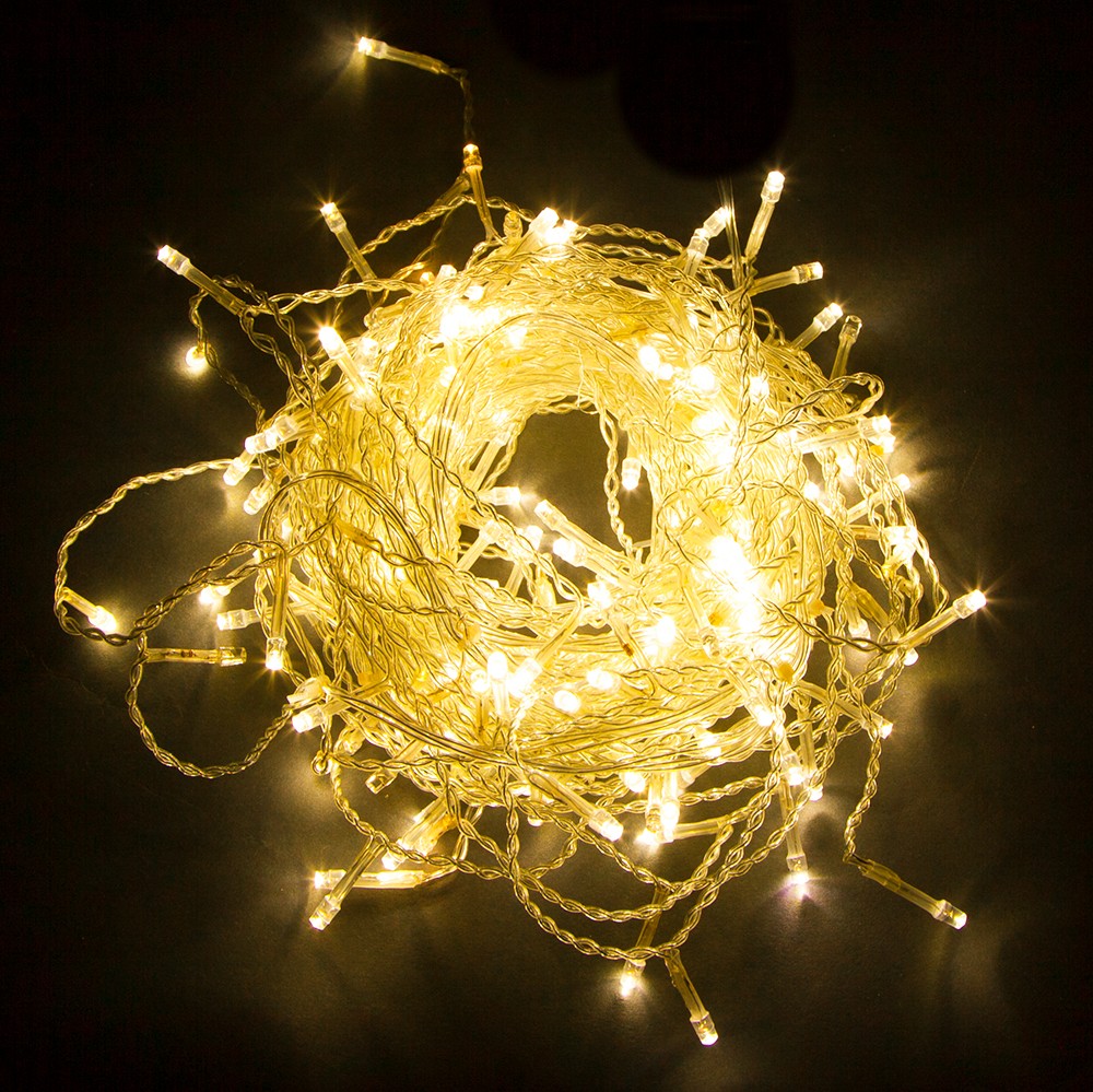 Светодиодная гирлянда Feron CL19 занавес статичная 2*15м + 3м 230V желтый 220V 41623