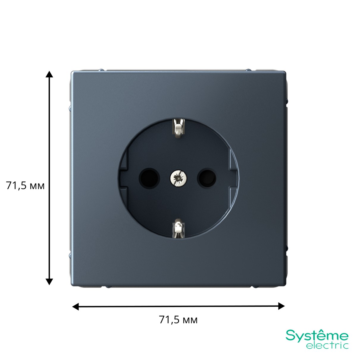 ArtGallery Грифель Розетка SE ArtGallery Грифель с заземлением со шторками, 16А быстрозажим. клем. GAL000745S