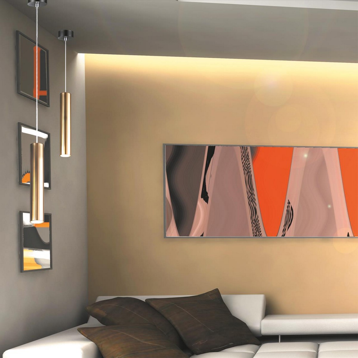 Подвесные светодиодные светильники Светильник накладной светодиодный, NOVOTECH 358985 ALBA 