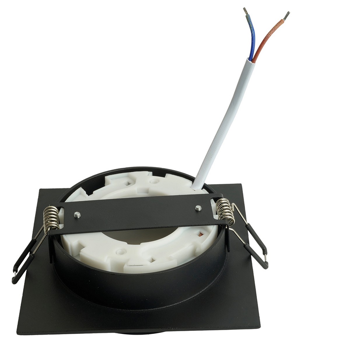 Встраиваемые светодиодные светильники Светильник встраиваемый Feron DL506 потолочный GX53 черный круг 51357 