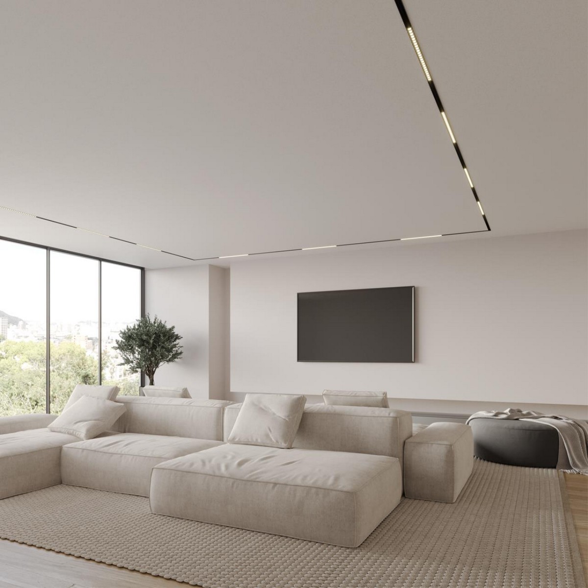 Трековые светодиодные светильники Трековый низковольтный смарт-светильник диммируемый со сменой цв.температуры NOVOTECH FLUM 359482 