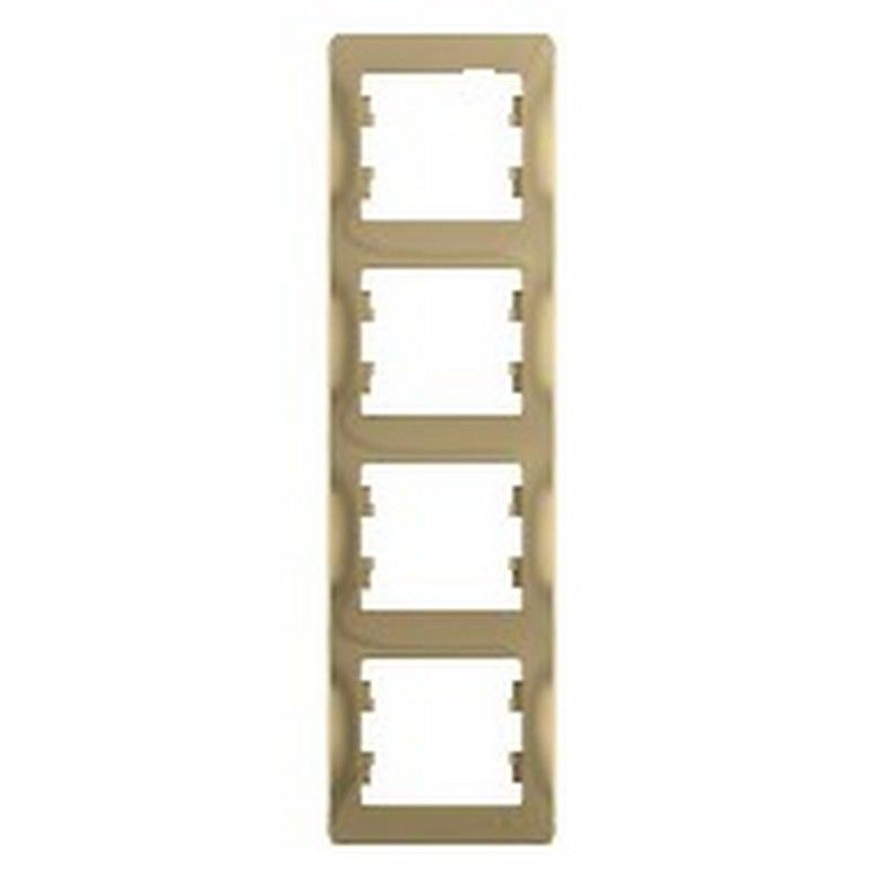 Glossa Титан Рамка Systeme Electric Glossa Титан 4-я, вертикальная GSL000408