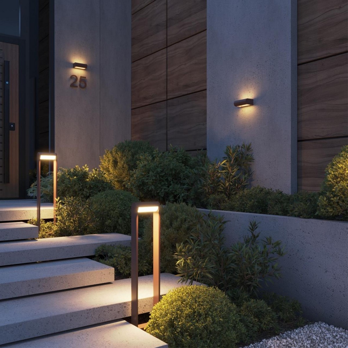 Светодиодные ландшафтные светильники Ландшафтный светильник ODEON LIGHT 7118/12GL TWINSET