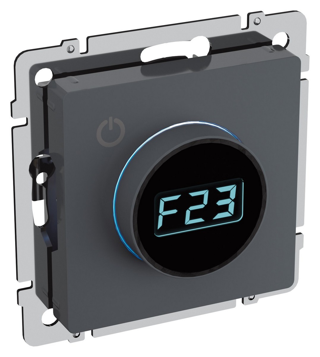 IEK Brite Маренго Термостат IEK BRITE BASE Маренго электронный с инд. ТС10-1-БрМ (терморегулятор) BR-RT11-K35