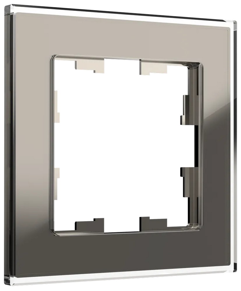 IEK Brite Рамки Рамка IEK BRITE 1-местная РУ-1-2-БрД стекло дымчатый BR-M12-G-K30