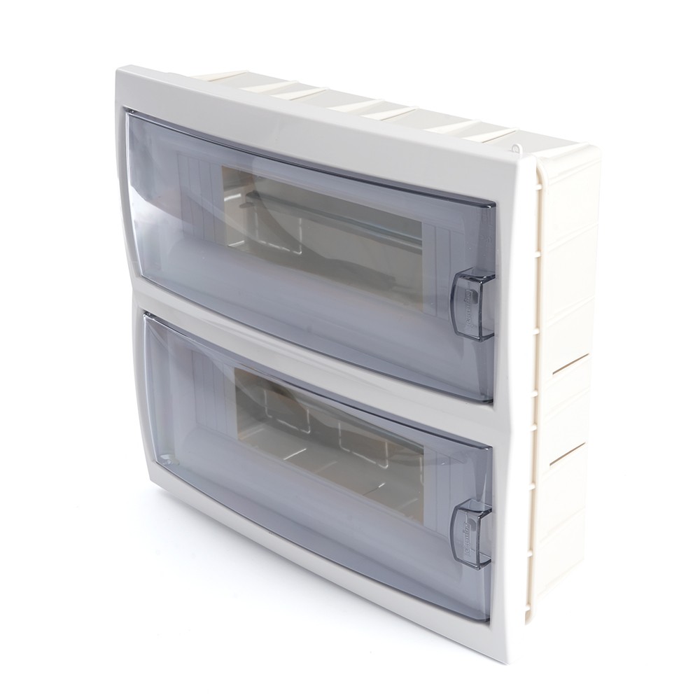 Пластиковые боксы и щиты Stekker Бокс встраиваемый STEKKER EBX50-2/24-20 24 модуля, пластик, серия Standart 39655