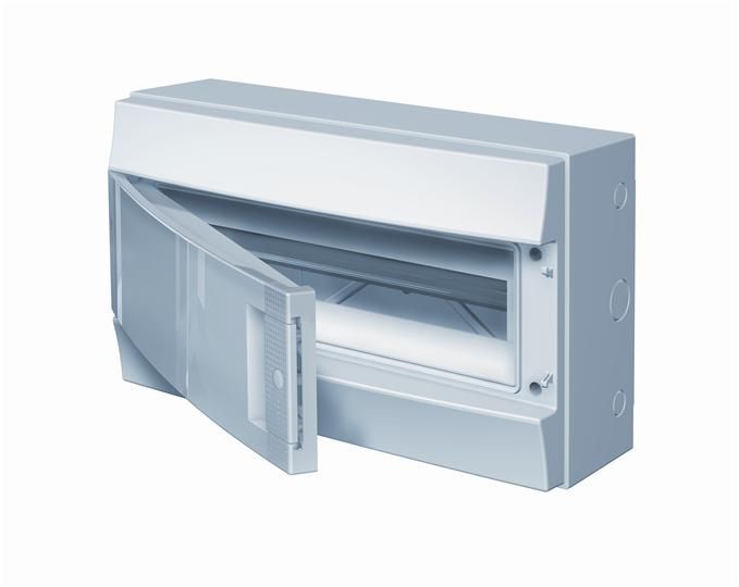 Щиты и боксы ABB Mistral41 Бокс настенный ABB Mistral41 18М непрозрачная дверь (с клемм) 1SPE007717F9976