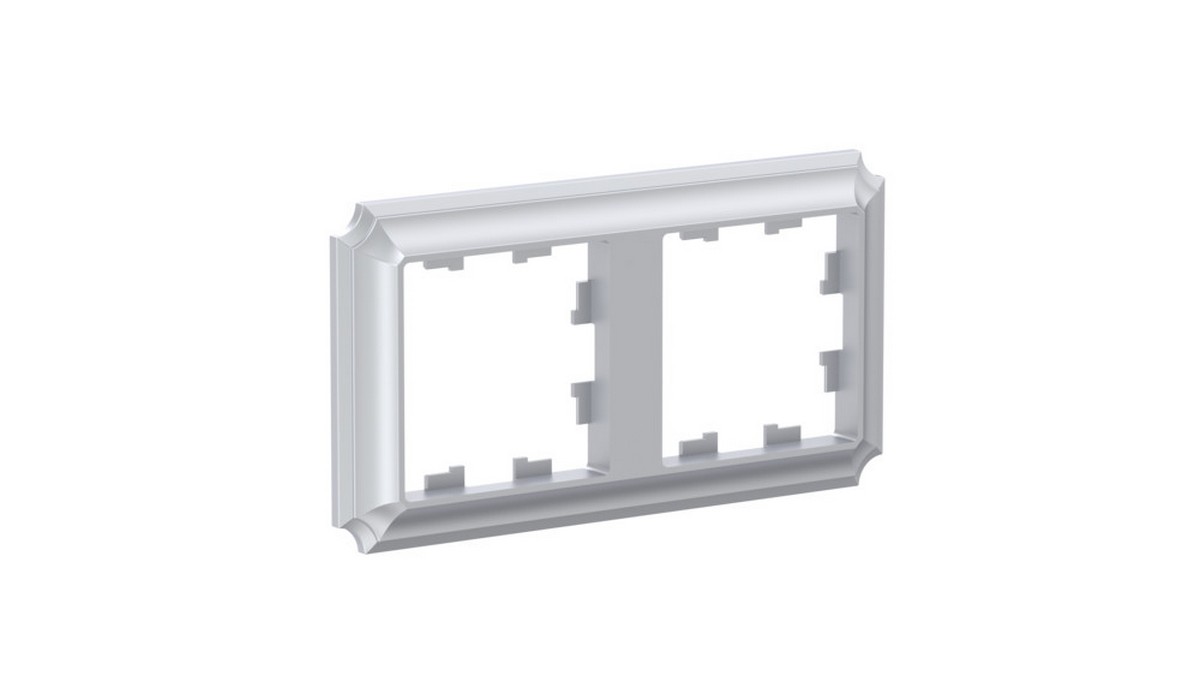 AtlasDesign Рамки Antique Рамка Systeme Electric AtlasDesign Antique Алюминий 2-ая, универсальная ATN100302