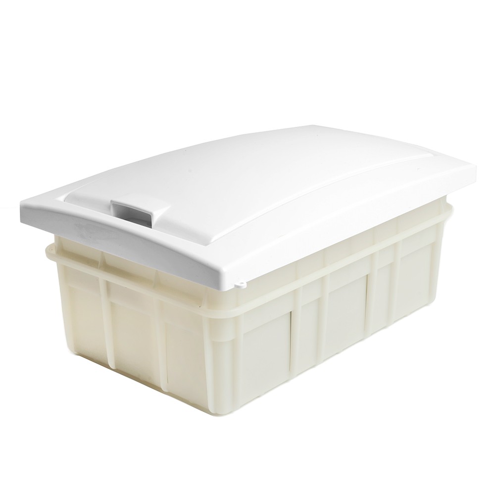 Пластиковые боксы и щиты Stekker Бокс встраиваемый STEKKER EBX50-2/08-20 8 модулей белый пластик серия Standart 49636