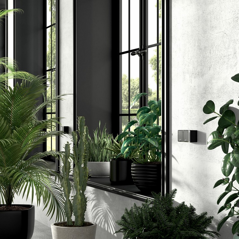 Werkel Gallant черный хром Розетка Werkel  влагозащ. с зазем. с защит. крышкой и шторками Gallant (черный/хром) W5071235