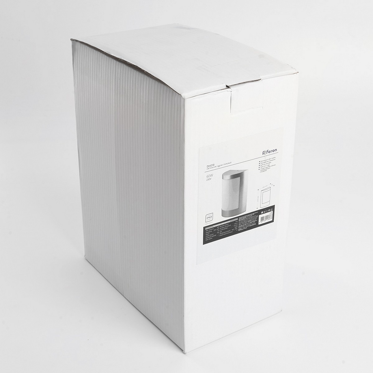 Уличные настенные светильники Светильник садово-парковый Feron DH018 на стенуE27 230V серый 11880 