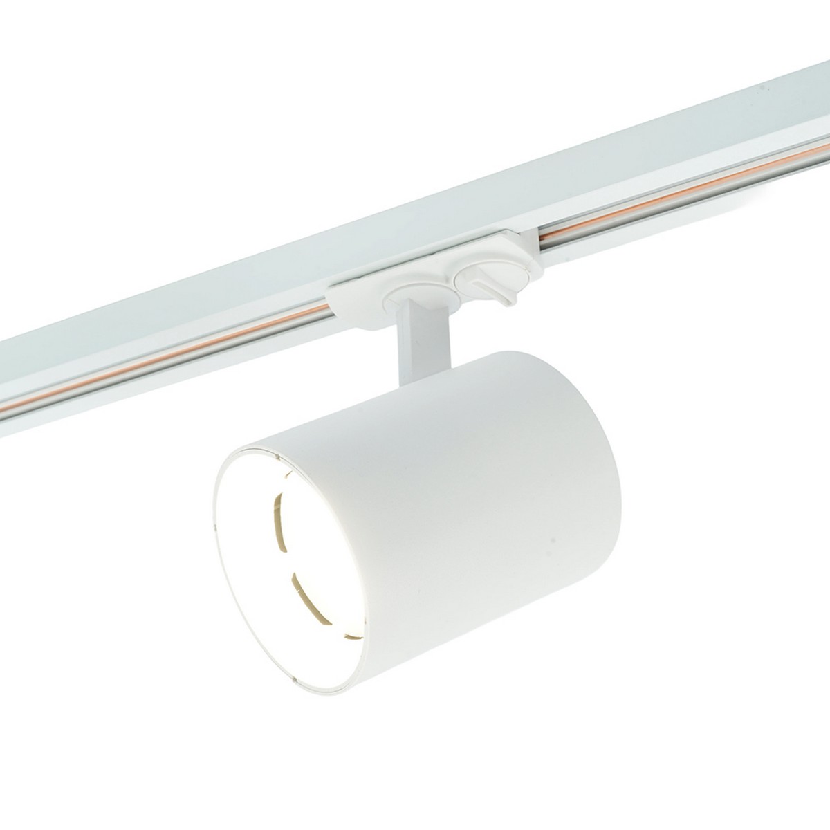 Трековые светодиодные светильники Светильник Feron AL169 трековый на шинопровод под лампу GU10 белый 51849 