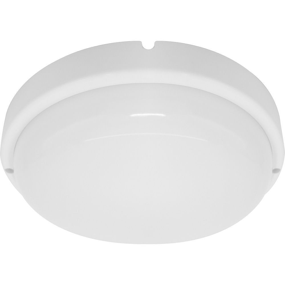 Светодиодные светильники ЖКХ Светильник светодиодный Feron AL3009 12W с микроволновым датчиком 4000K IP65 белый 41320