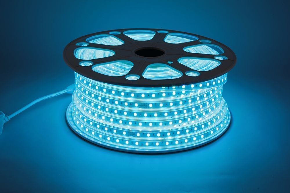 Светодиодная лента RGB Лента светодиодная Feron LS706 60SMD(5050)/м 11Вт/м 220V IP65 RGB 50 метров (цена за метр) 32718 