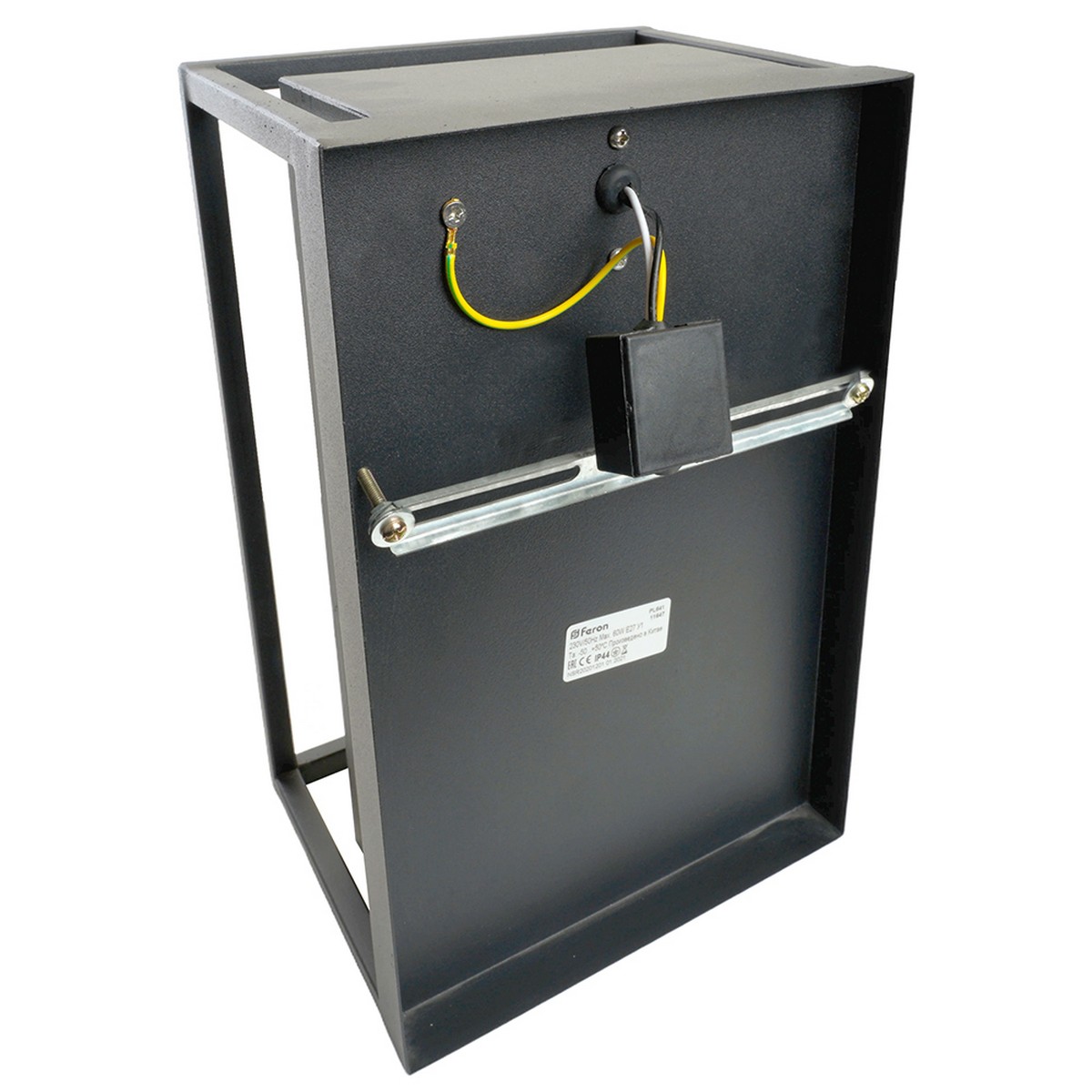 Уличные настенные светильники Светильник садово-парковый Feron PL641 на стену 60W 230V E27 черный 11647 