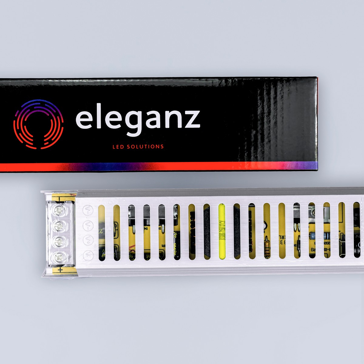 Блоки питания для светодиодной ленты Блок питания для светодиодной ленты Eleganz 12V 150W IP20 сверхузкий 1103 