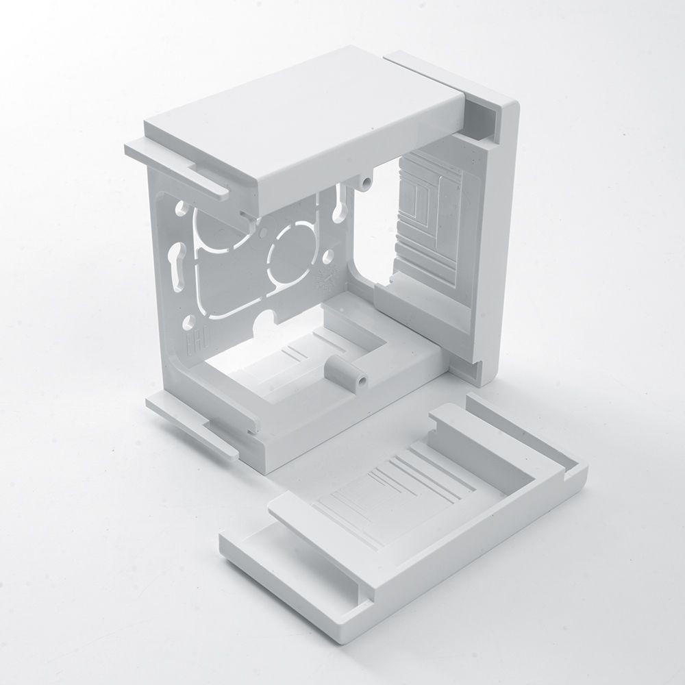 Коробка монтажная Stekker EBX20-04-1 для открытой установки 88*88*42,5мм, белый (К-440) 39928