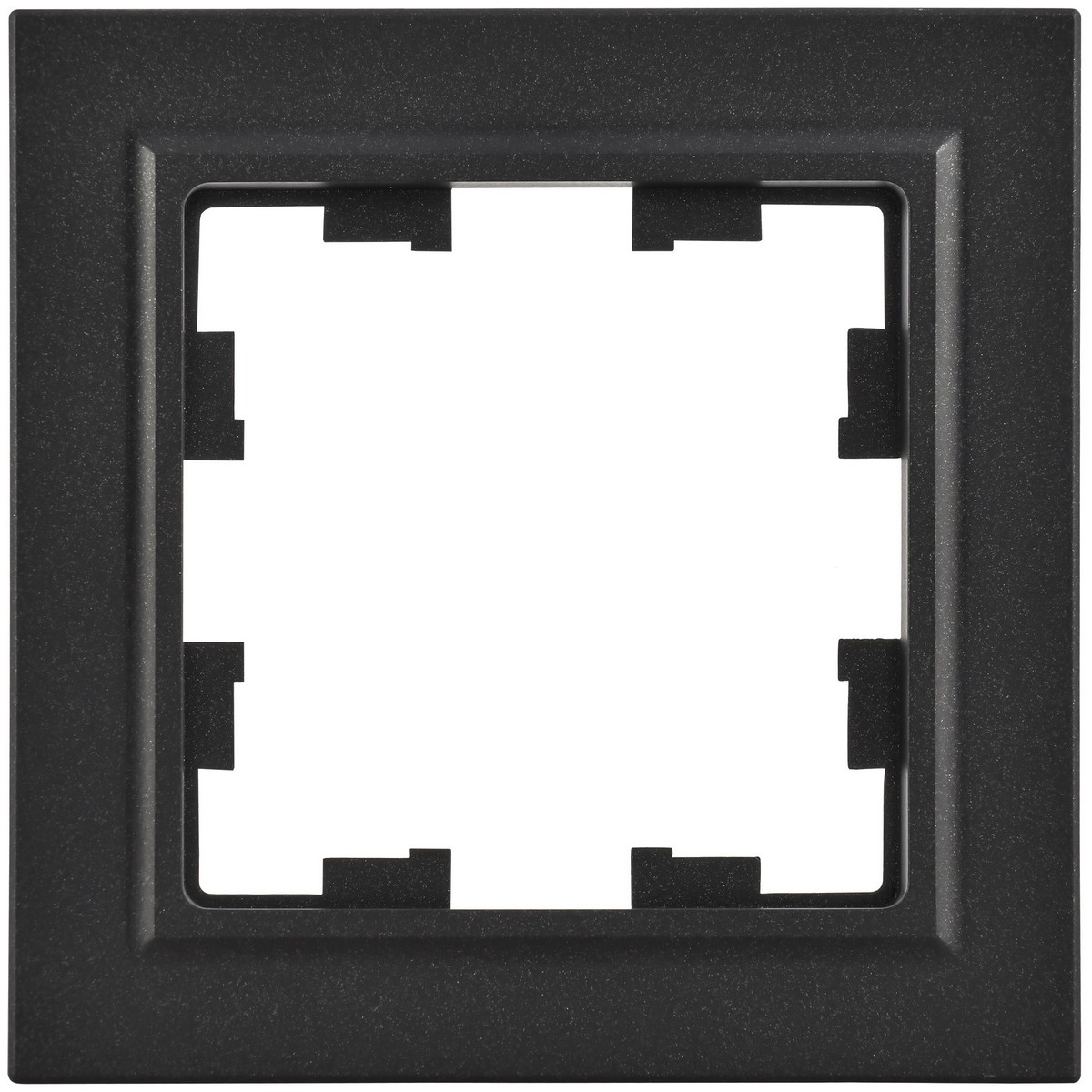 IEK Brite Рамки Рамка IEK BRITE 1-местная РУ-1-БрЧ черный BR-M12-K02