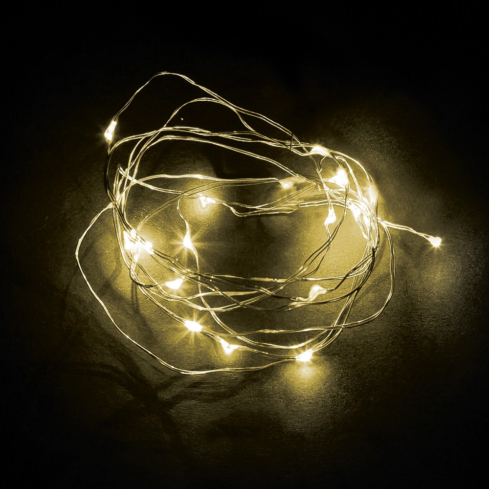 Гирлянда линейная Feron CL576 Роса статичная 10м USB 2700K 48186