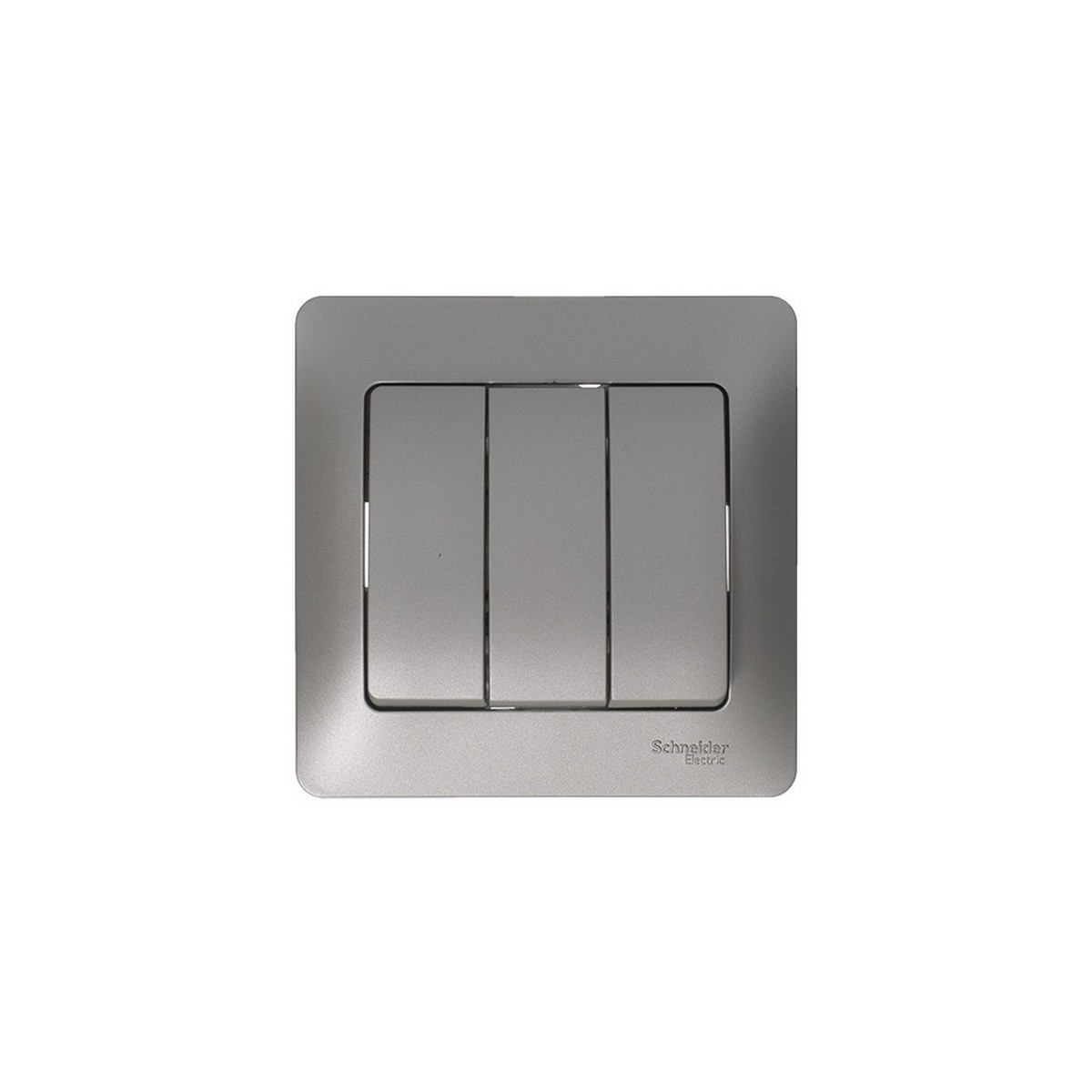 Glossa Платина Выключатель 3-клавишный Systeme Electric Glossa Платина GSL001231