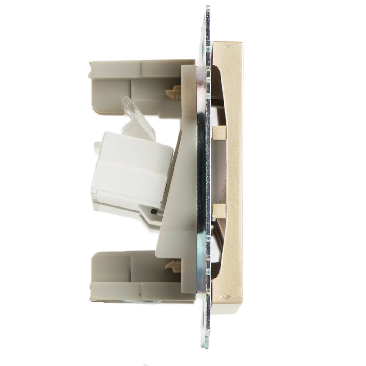 Катрин - Розетки и выключатели Stekker Розетка компьютерная 2-местная RJ-45 STEKKER GLS00-7109-08 Катрин золото 50009