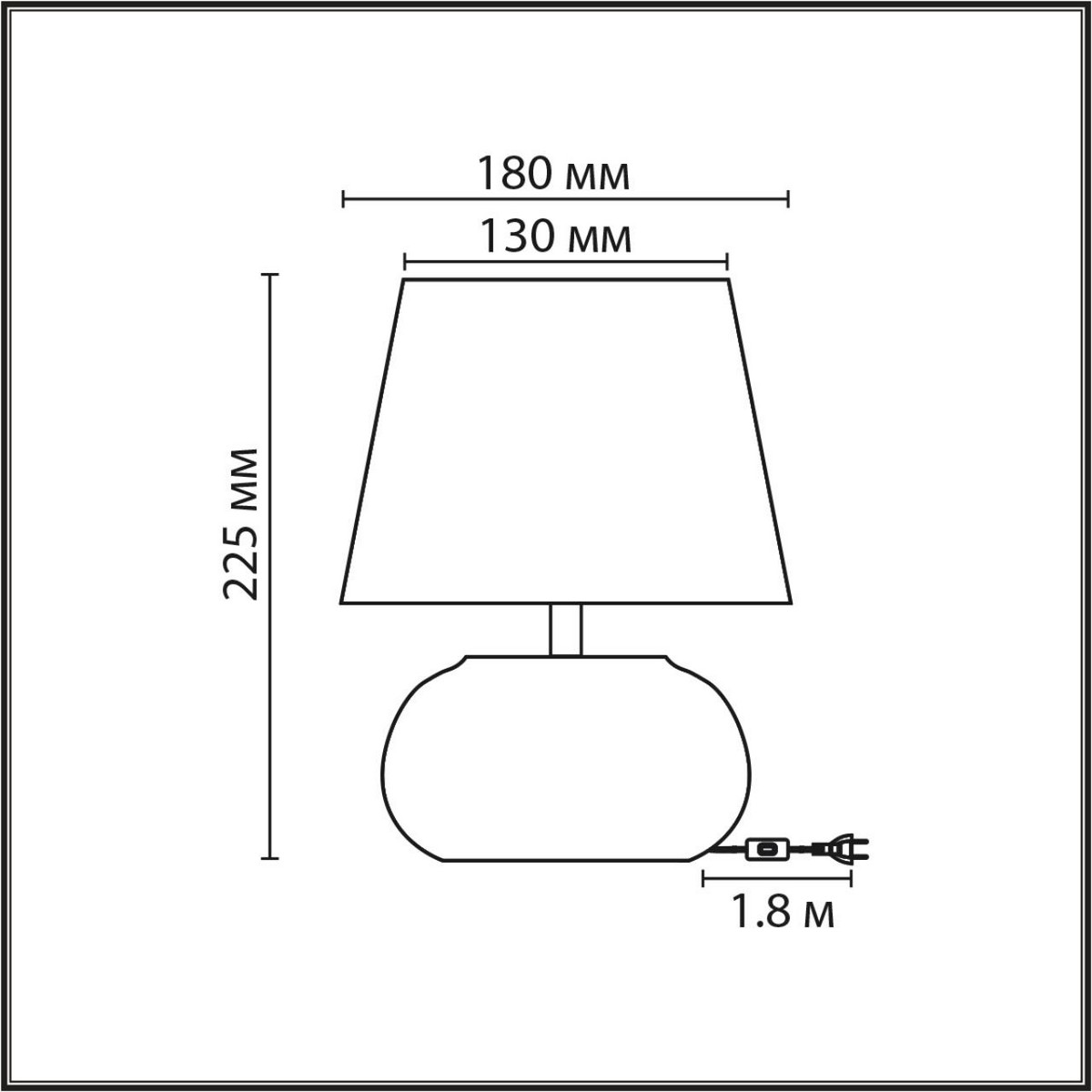 Настольные лампы Настольная лампа LUMION 8145/1T HAMA 