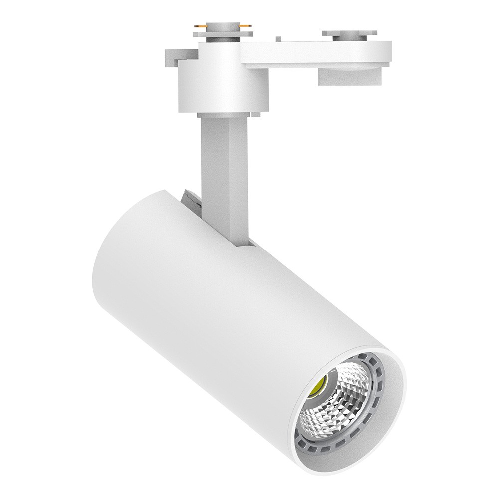 Трековые светодиодные светильники Светильник Feron AL195 трековый однофазный на шинопровод под лампу GU10 белый 48542 