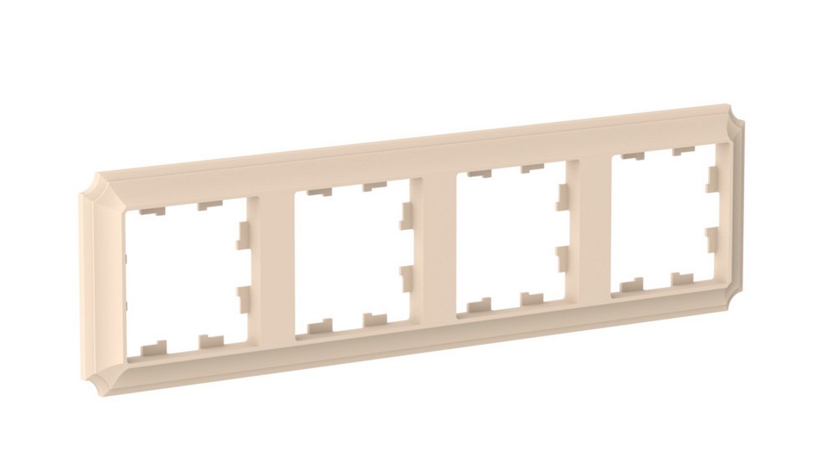 AtlasDesign Рамки Antique Рамка Systeme Electric AtlasDesign Antique Песочный 4-ая, универсальная ATN101204