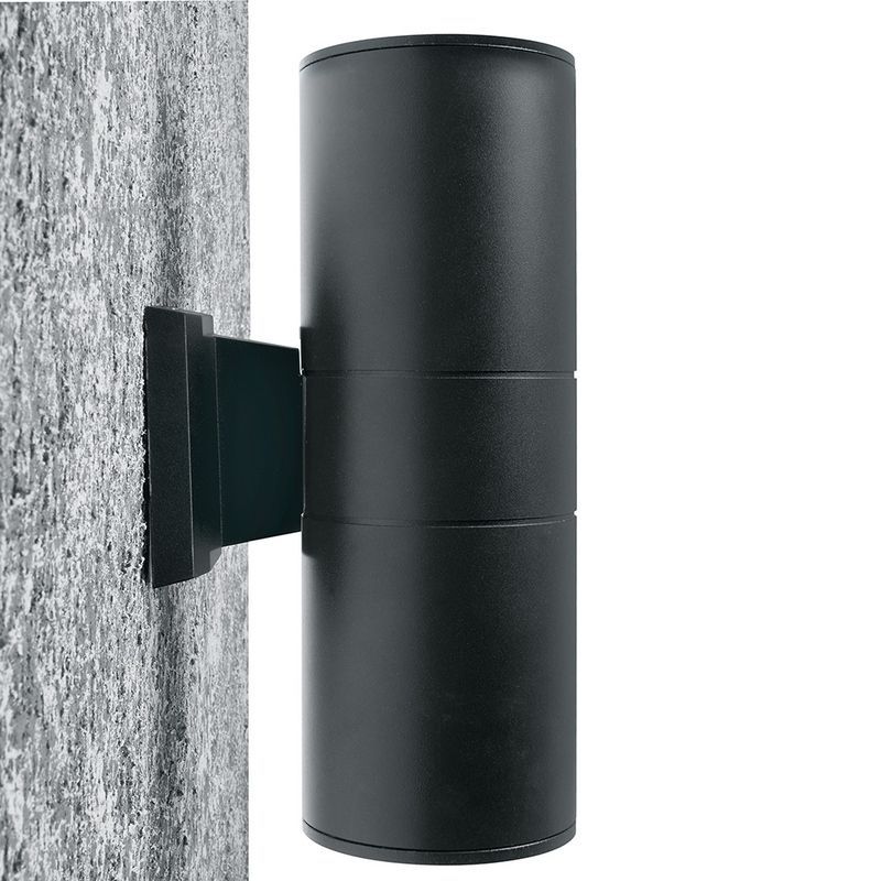 Уличные настенные светильники Светильник уличный светодиодный Feron DH0706 2*10W 1600Lm 4000K черный 11661 