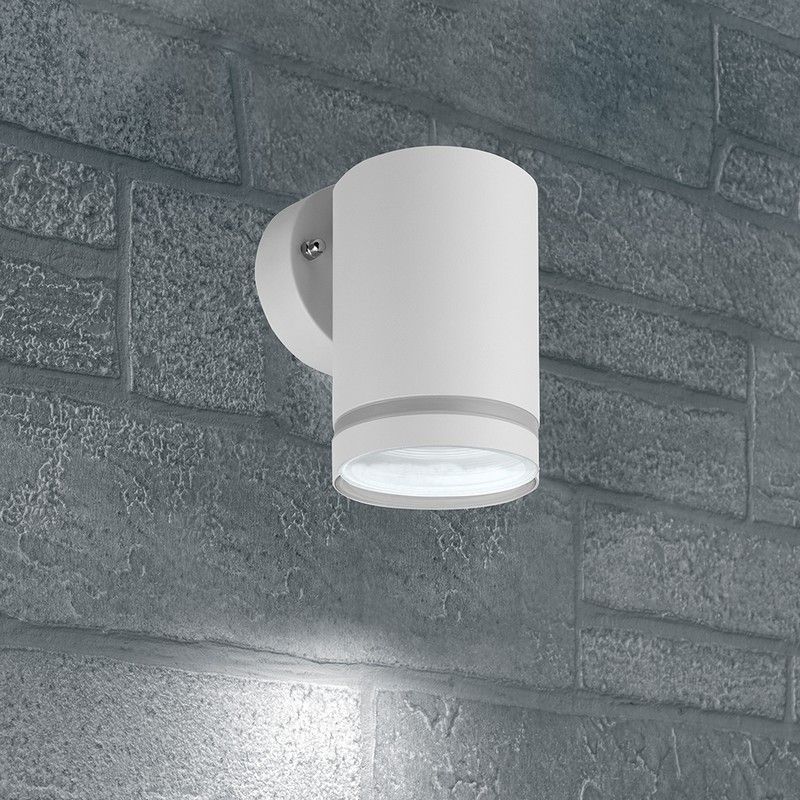 Уличные настенные светильники Светильник садово-парковый Feron DH1001 на стену  GX53 230V белый 48315 