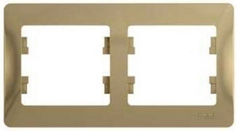 Glossa Титан Рамка Systeme Electric Glossa Титан 2-я, горизонтальная GSL000402