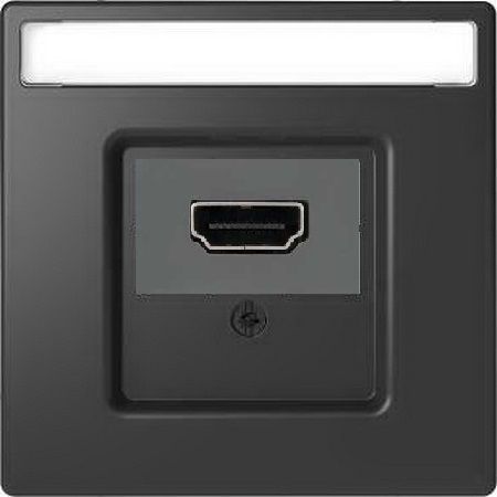 Merten D-Life Антрацит Розетка HDMI Merten D-Life антрацит