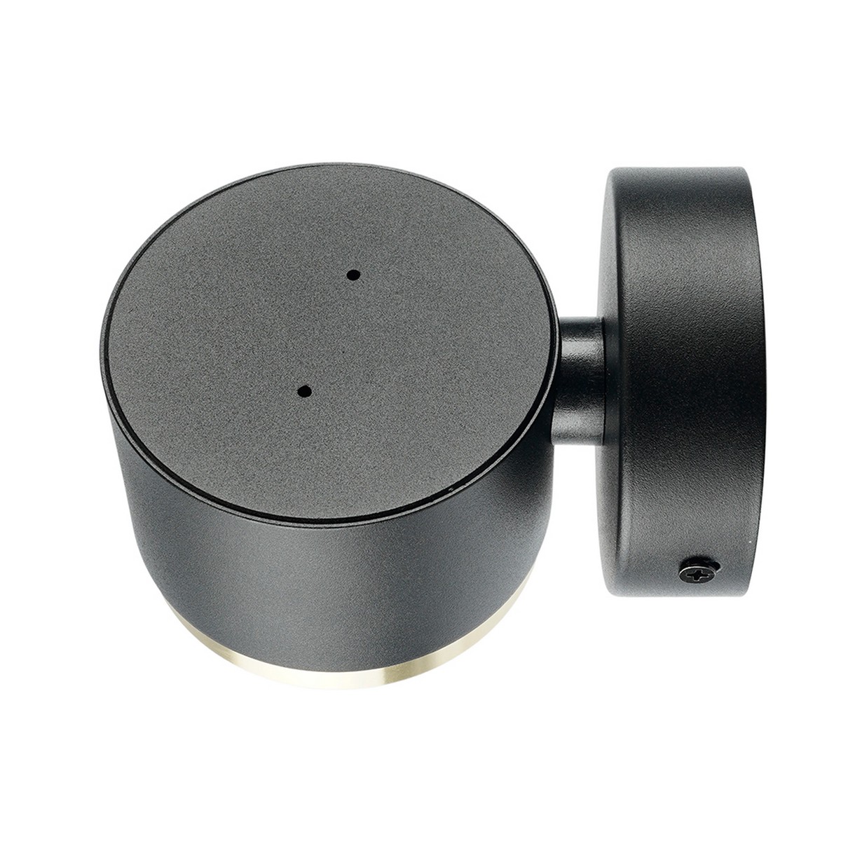 Накладные светодиодные светильники Светильник настенный Feron HL4598 Barrel DUET GX53 черный + золото IP20 52019 