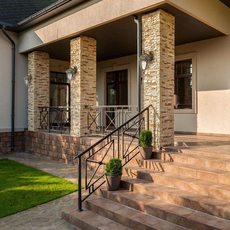 Уличные светильники на цепочке Светильник садово-парковый Feron PL685 на цепочке 60W 230V E27 черное золото 11694 