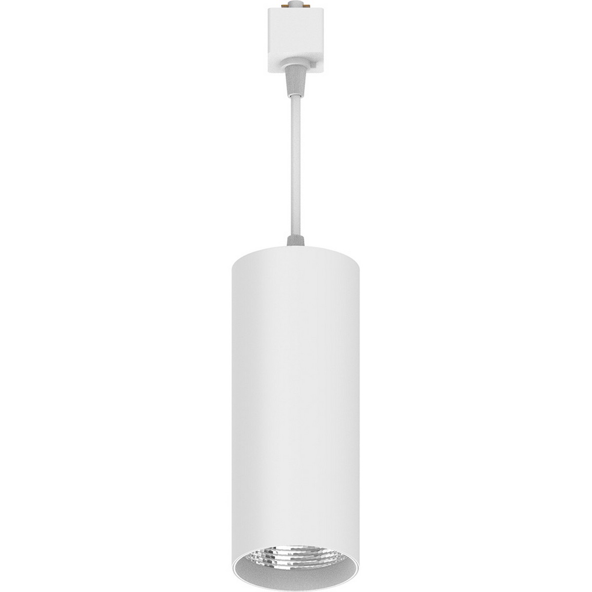 Трековые светодиодные светильники Светодиодный светильник Feron AL115 трековый на шинопровод на подвесе 15W 4000K белый  41899 